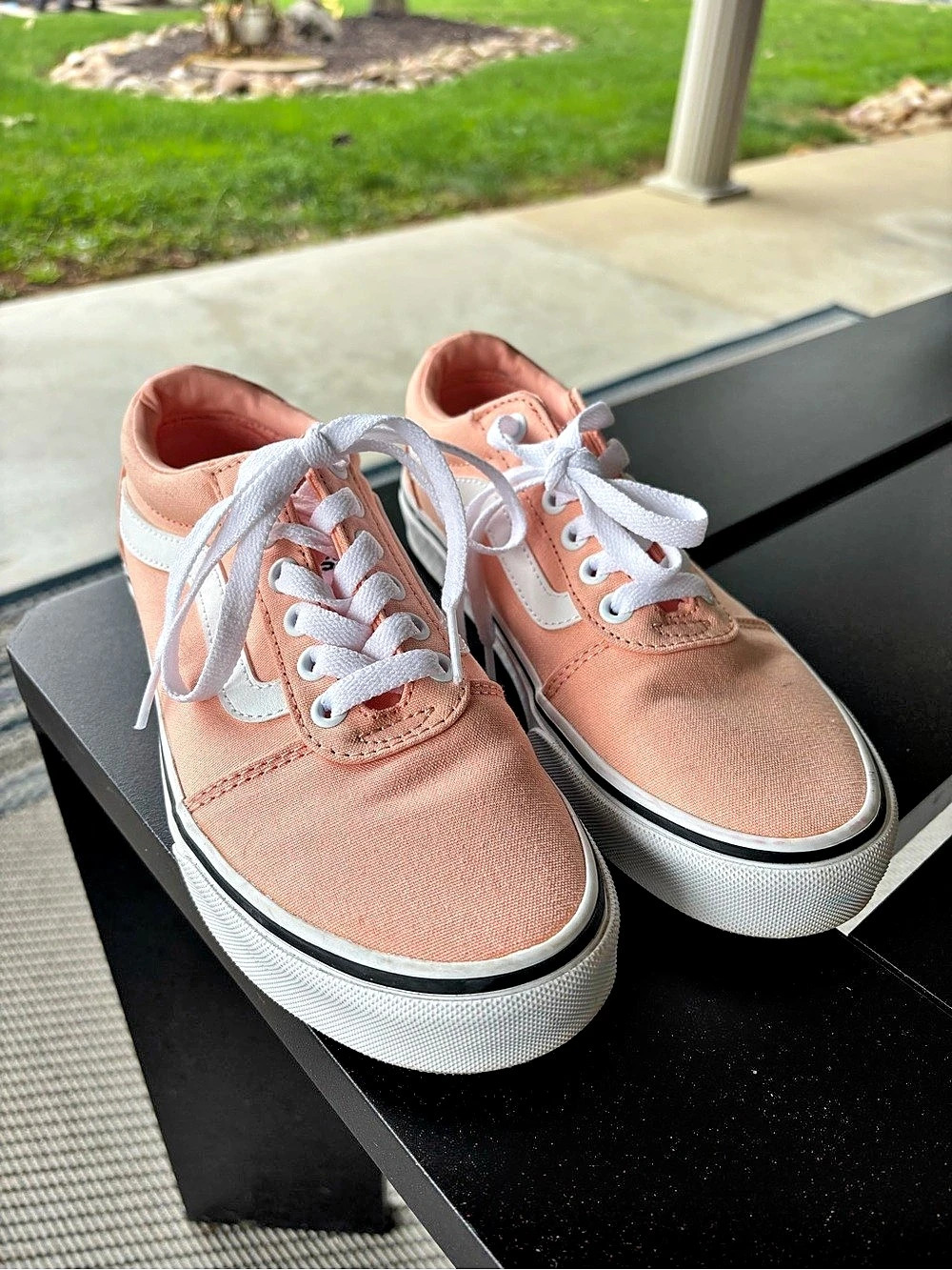 Vans Old Skool Sneakers Pink & White US 6.5